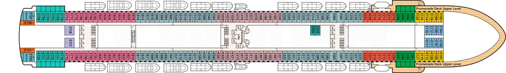Cubierta 8 Golden Princess