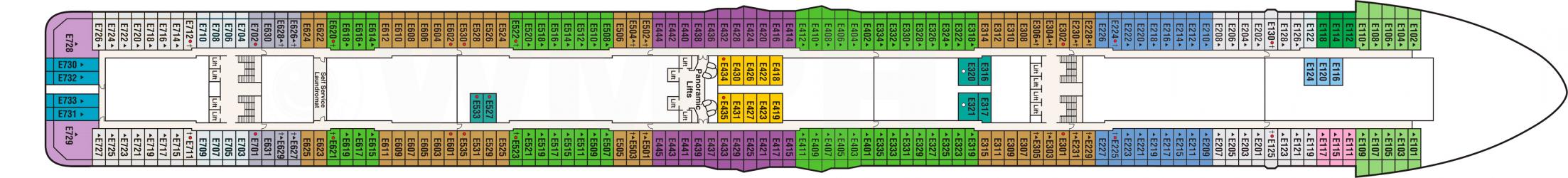Cubierta 8 Majestic Princess