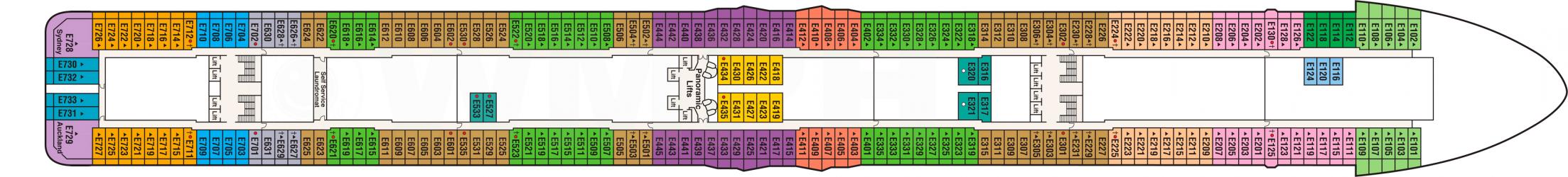 Cubierta 8 Royal Princess