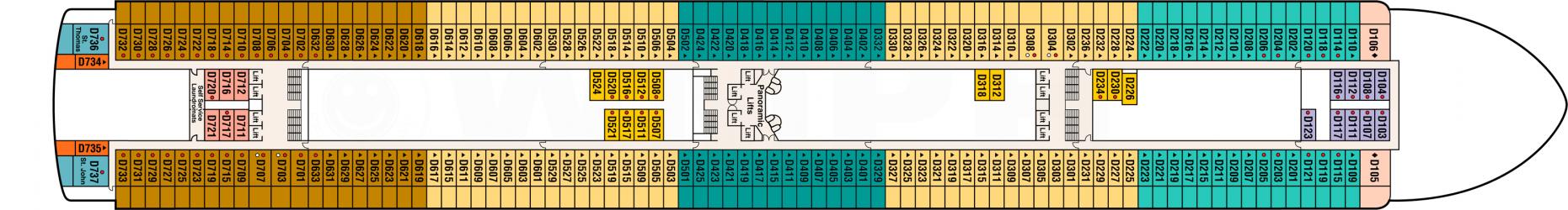 Cubierta 9 Ruby Princess