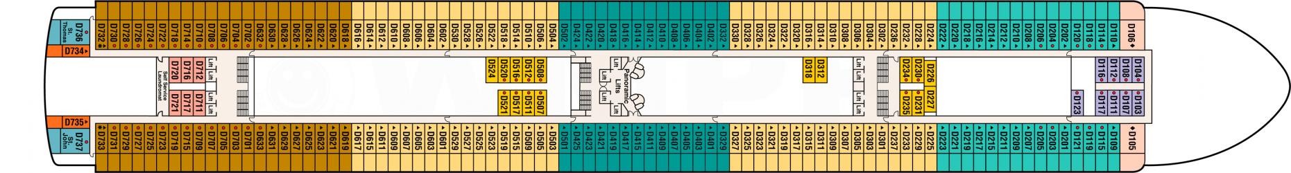Cubierta 9 Star Princess