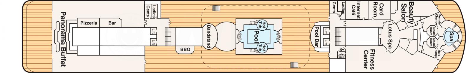Cubierta 9 Pacific Princess