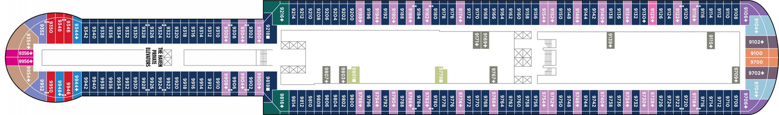 Cubierta 9 Norwegian Viva