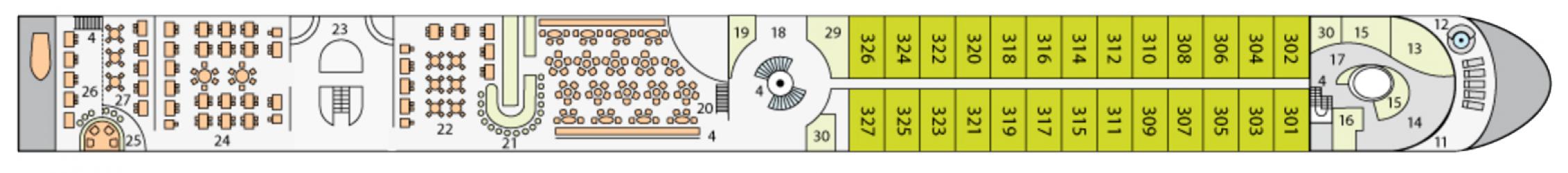 Cubierta 3 A-Rosa Aqua