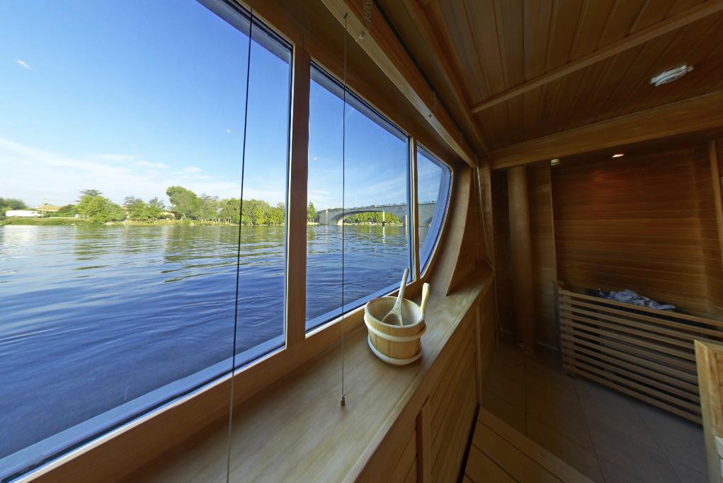 Sauna finlandesa panorámica A-Rosa Stella