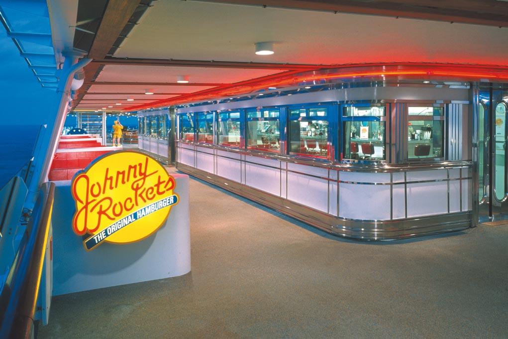 Restaurante Johnny Rockets Adventure of the Seas