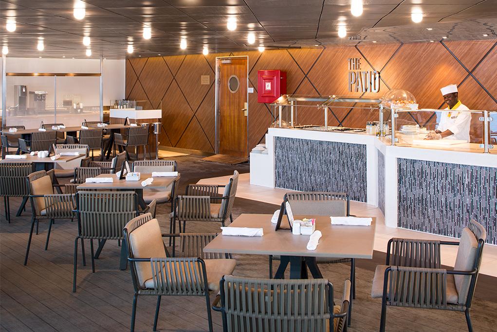 Restaurante The Patio Azamara Journey