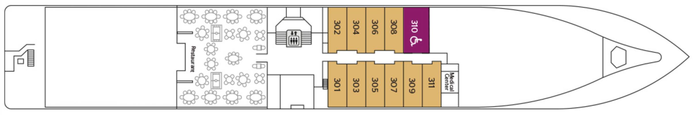 Cubierta 3 La Belle des Oceans