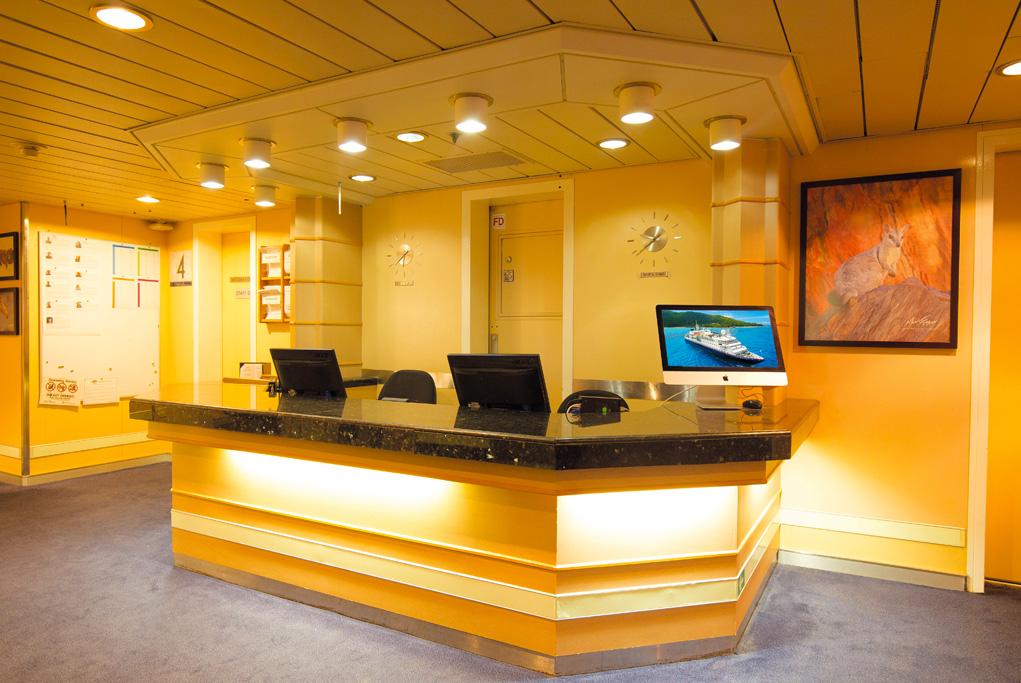 Recepción La Belle des Oceans