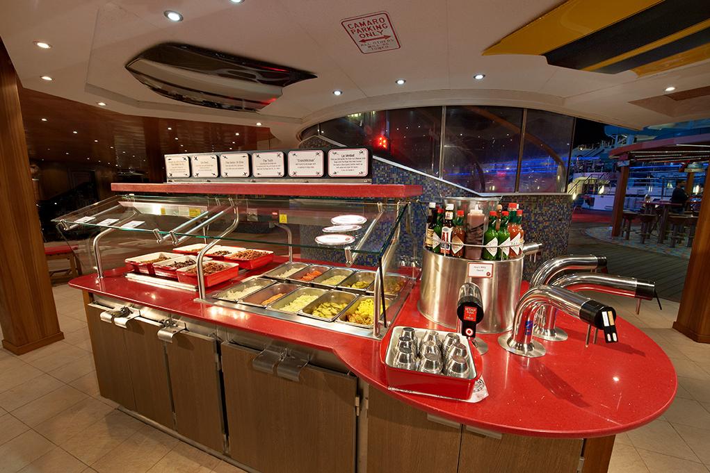 Camarote Hamburguesas 5 estrellas - Carnival Conquest