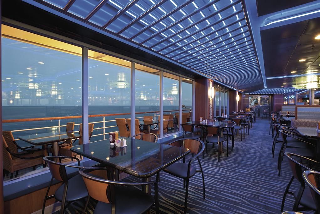 Camarote Panorama buffet - Carnival Ecstasy