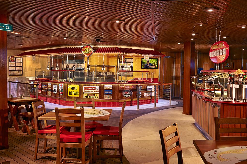 Camarote Guy’s Burger Joint - Carnival Freedom