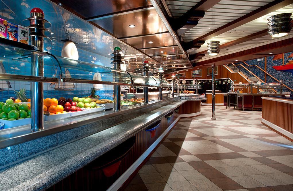 Camarote Comida variada - Carnival Glory