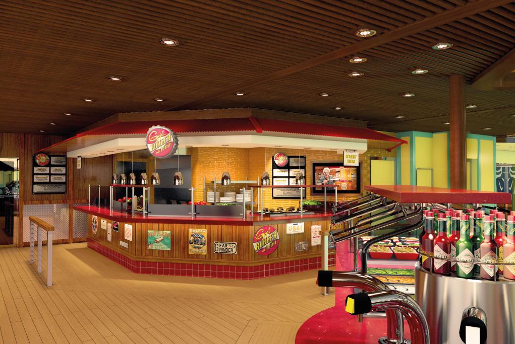 Camarote Guy's Burger Joint - Carnival Firenze