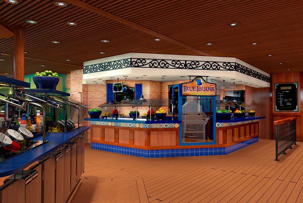 Blue Iguana Cantina Carnival Horizon 