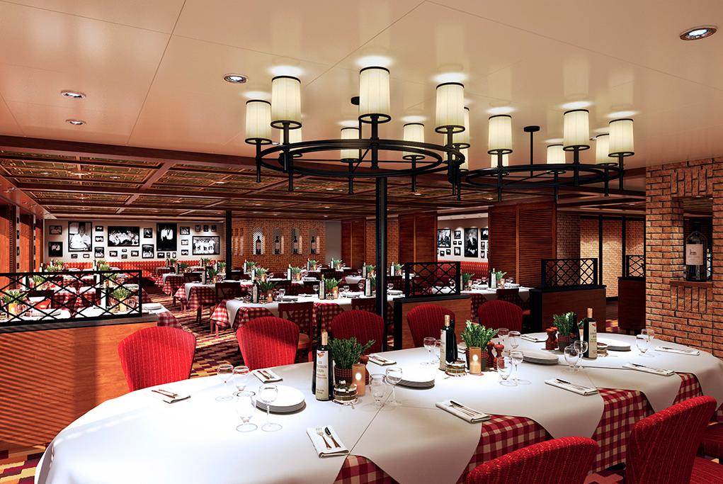 Restaurantes Cucina del Capitano Carnival Horizon 