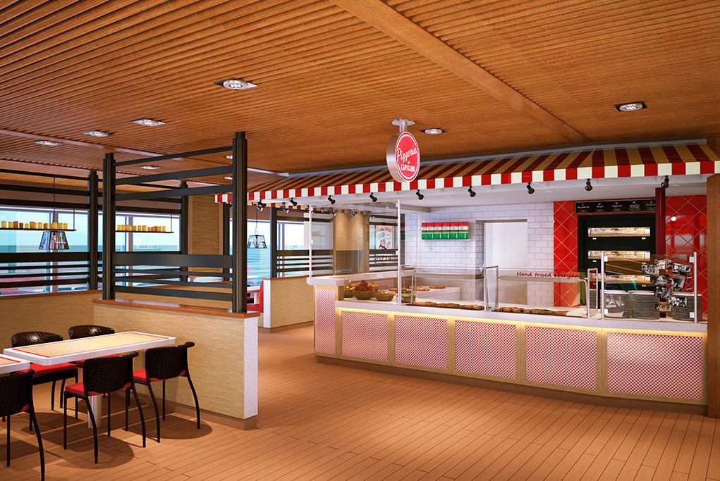 Pizzeria del Capitano Carnival Horizon 