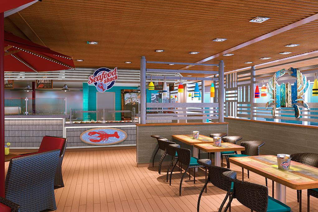 Restaurante Seafood Shack Carnival Horizon 