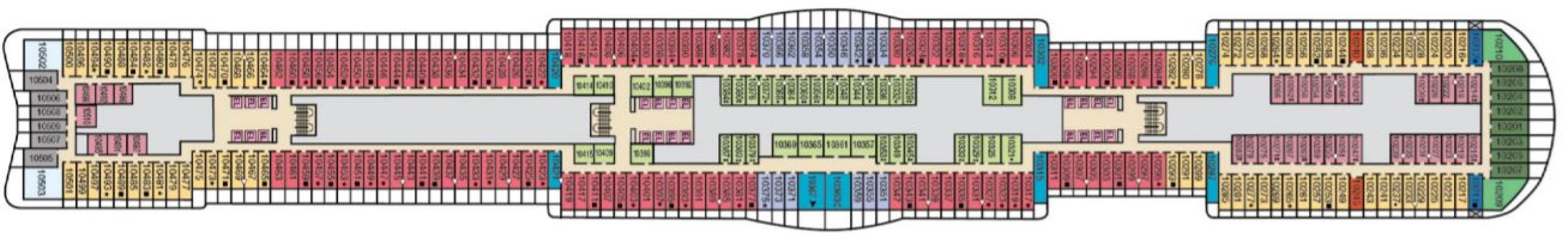 Cubierta 10 Carnival Jubilee