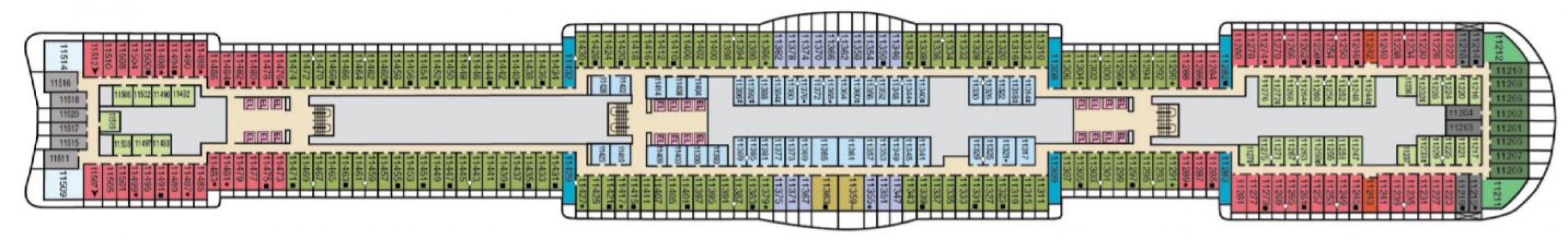 Cubierta 11 Carnival Jubilee