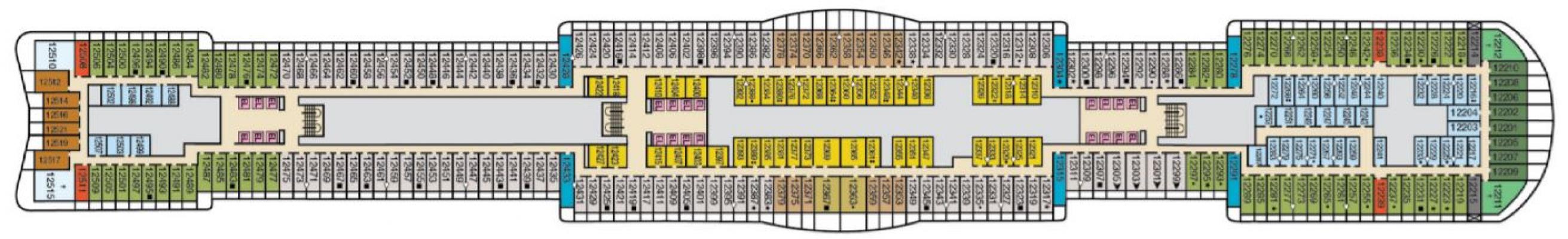 Cubierta 12 Carnival Jubilee