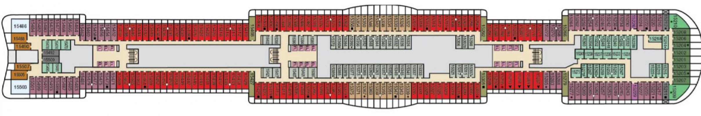 Cubierta 15 Carnival Jubilee