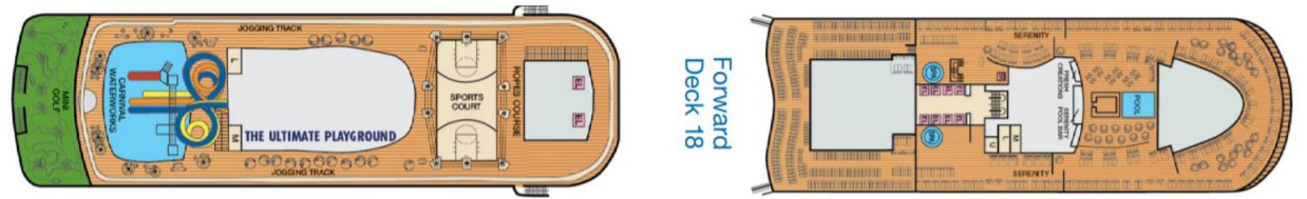 Cubierta 18 Carnival Jubilee