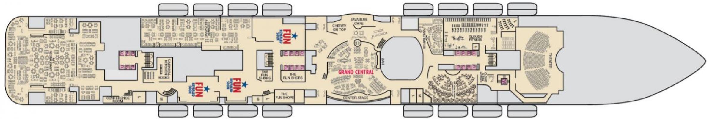 Cubierta 6 Carnival Jubilee