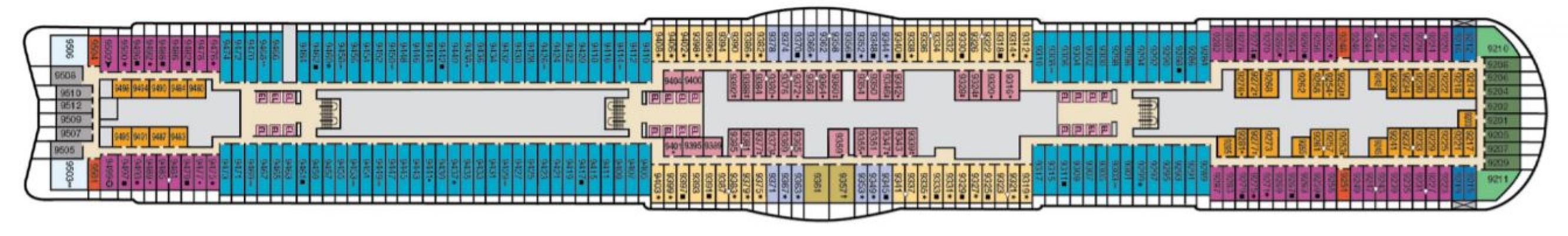 Cubierta 9 Carnival Jubilee