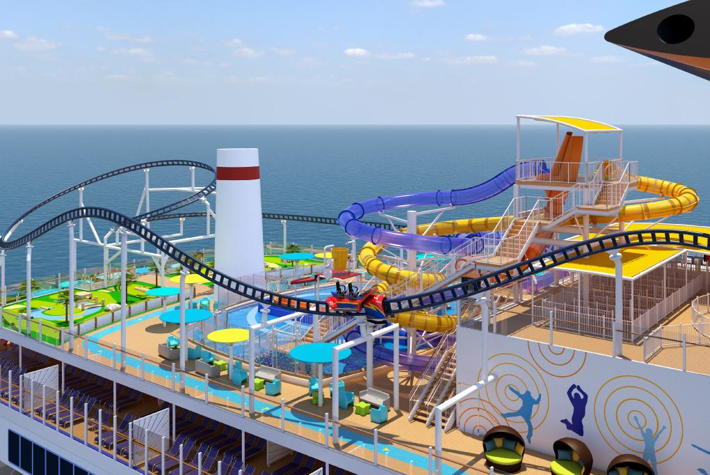 Camarote Zona Acuática Waterworks - Carnival Jubilee