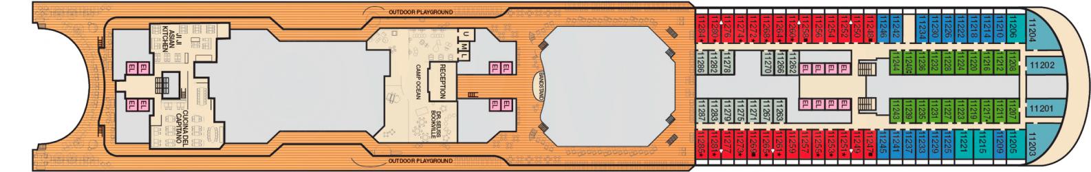Cubierta 11 Carnival Panorama