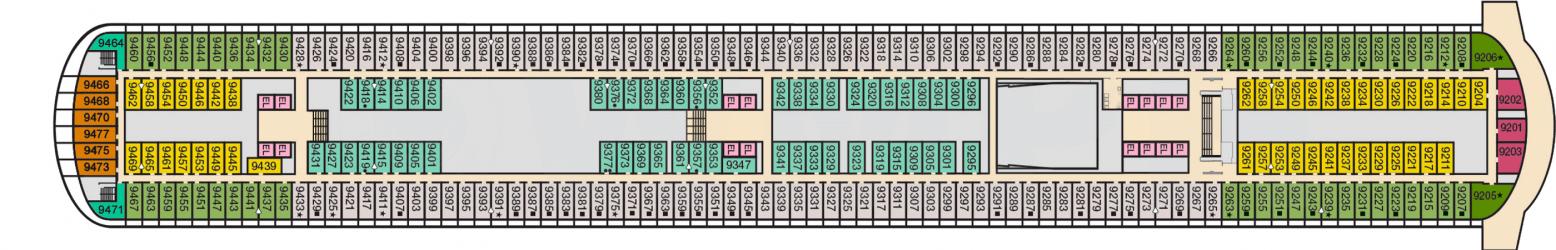 Cubierta 9 Carnival Panorama