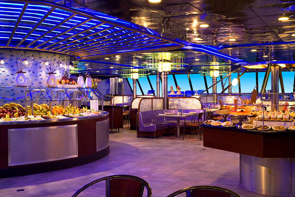 Restaurante-buffet-Seaview Carnival Sensation