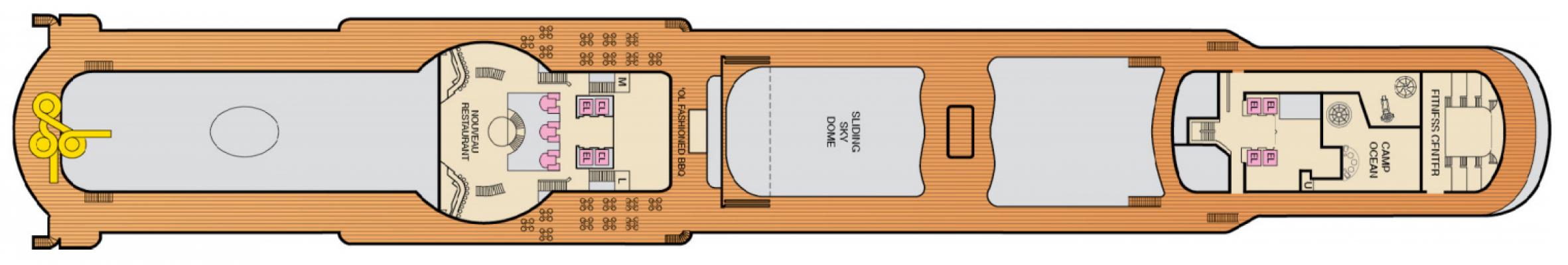 Cubierta 10 Carnival Spirit