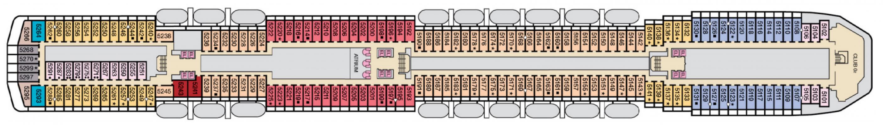 Cubierta 5 Carnival Spirit