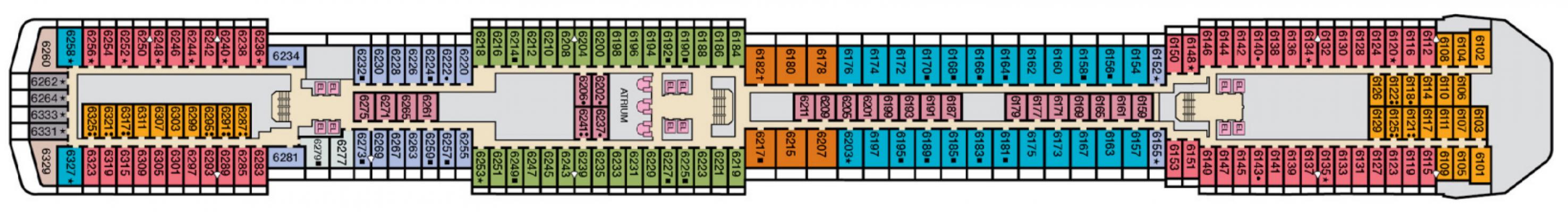 Cubierta 6 Carnival Spirit