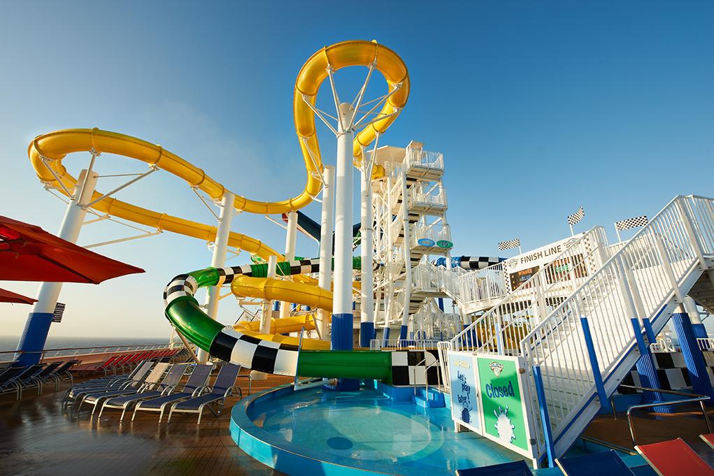 carnival cruise radiance water slide