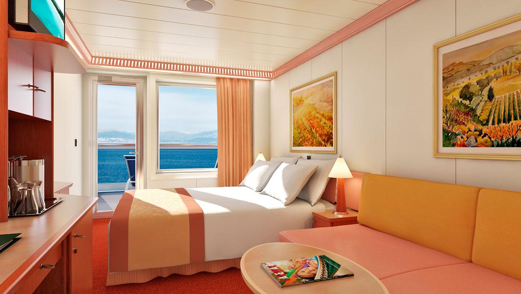 Camarote con balcón Carnival Valor