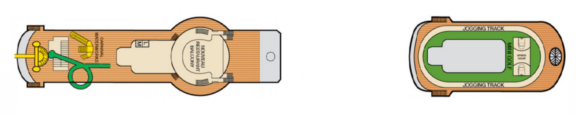 Cubierta 11 Carnival Spirit