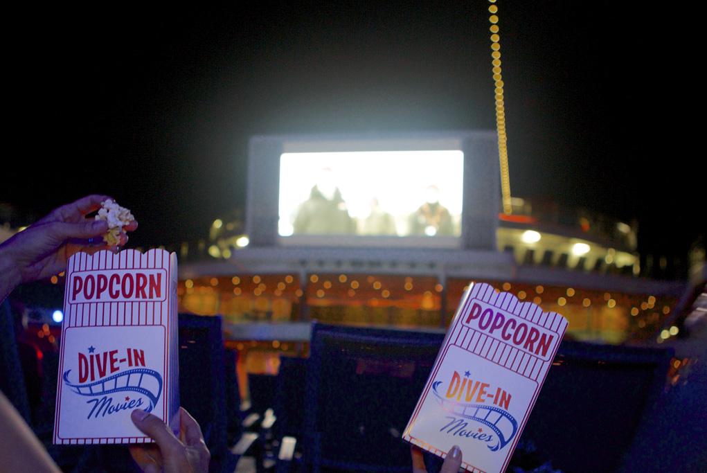 Camarote Dive-In movies - Carnival Triumph