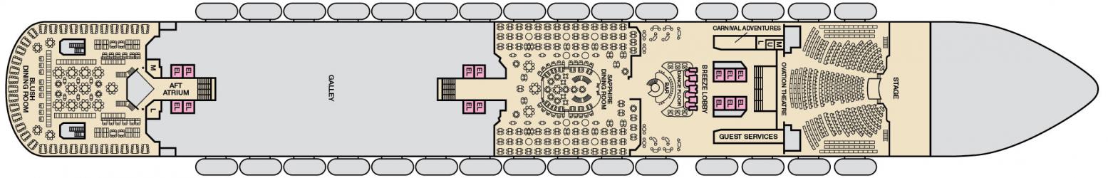 Cubierta 3 Carnival Breeze