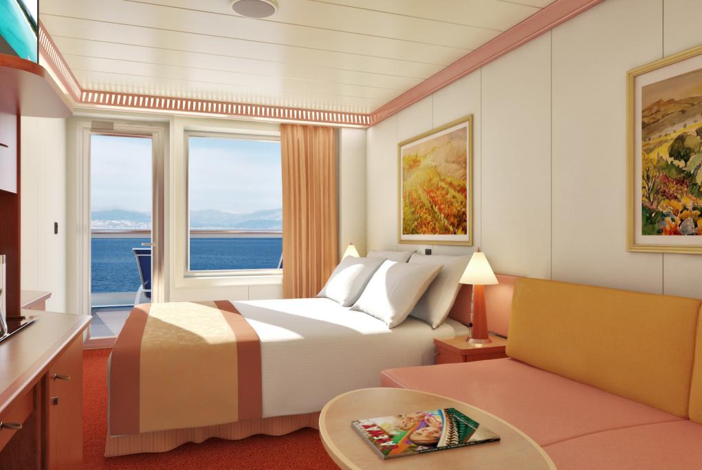 Camarote con balcón Carnival Conquest