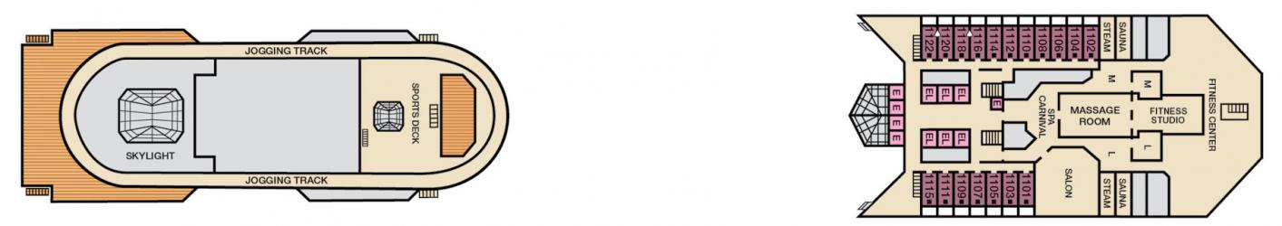 Cubierta 11 Carnival Conquest