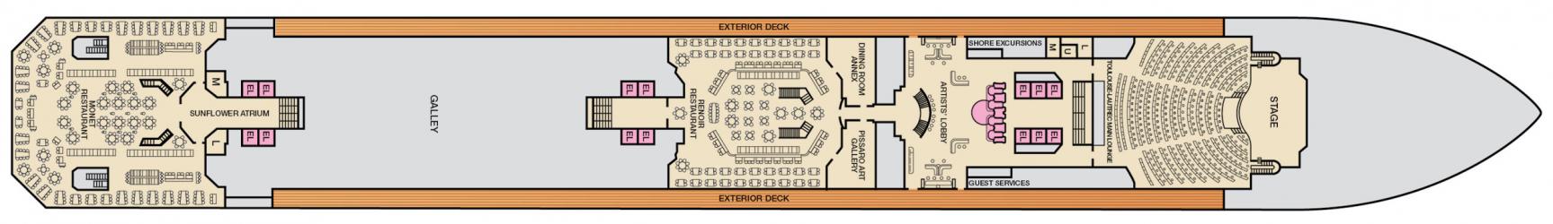 Cubierta 3 Carnival Conquest