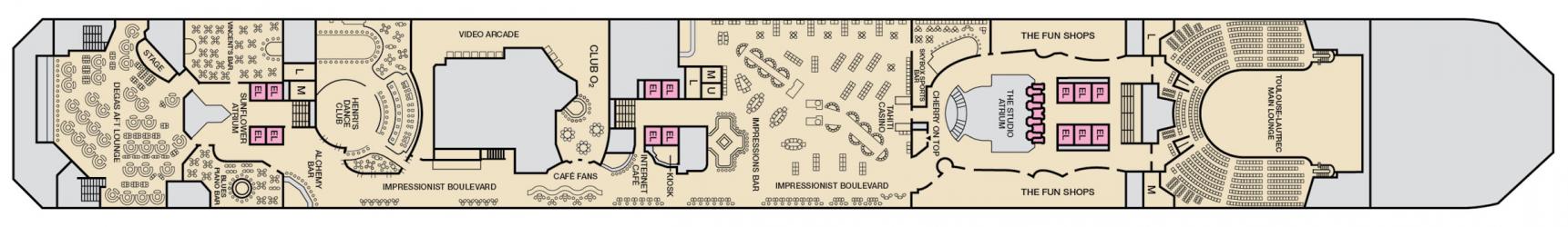 Cubierta 5 Carnival Conquest