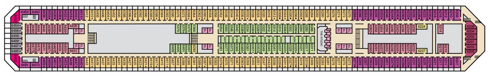 Cubierta 6 Carnival Conquest