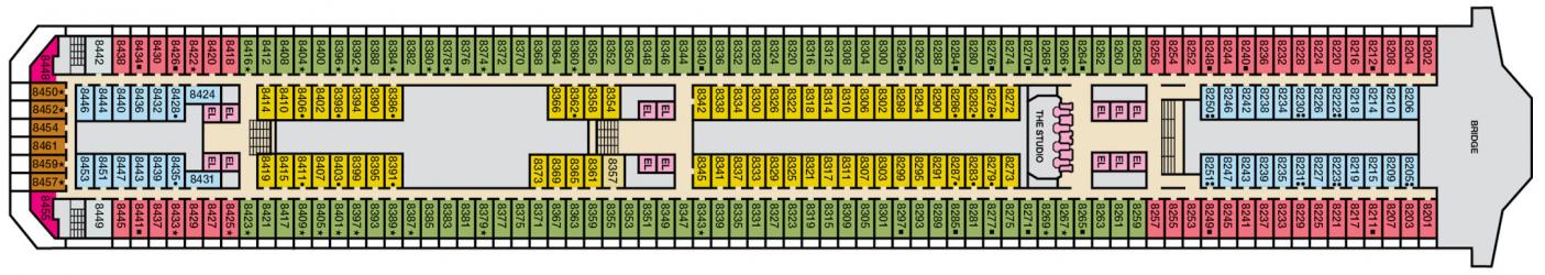 Cubierta 8 Carnival Conquest