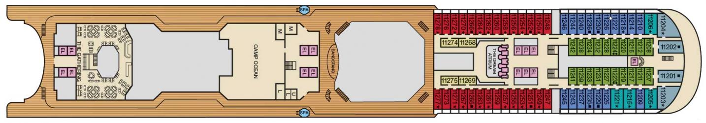 Cubierta 11 Carnival Dream