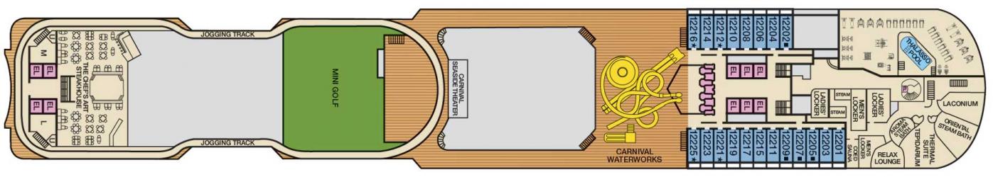 Cubierta 12 Carnival Dream