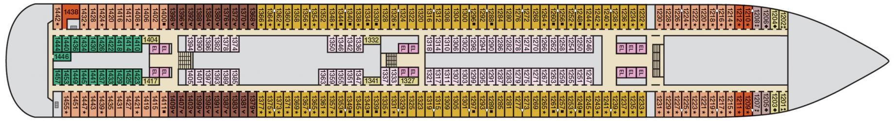 Cubierta 1 Carnival Dream